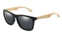 Lunettes de soleil en bois pour hommes E2114 5