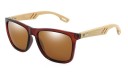 Lunettes de soleil en bois pour hommes E2114 10