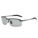 Lunettes de soleil photochromiques Lunettes de soleil polarisées pour hommes Lunettes de soleil pour la vision diurne et nocturne Lunettes 3