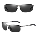 Lunettes de soleil photochromiques Lunettes de soleil polarisées pour hommes Lunettes de soleil pour la vision diurne et nocturne Lunettes 4