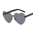Lunettes de soleil pour femmes en forme de cœur 5