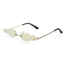 Lunettes de soleil pour femmes en forme de flamme 9