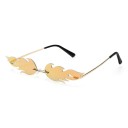 Lunettes de soleil pour femmes en forme de flamme 10