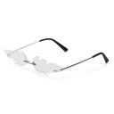 Lunettes de soleil pour femmes en forme de flamme 11