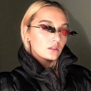 Lunettes de soleil pour femmes en forme de flamme 2