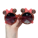 Lunettes de soleil pour filles avec nœuds Lunettes de soleil mignonnes pour petites filles Protection UV Monture légère Lunettes d'été stylées pour enfants 5