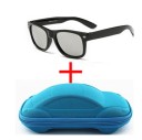 Lunettes de soleil pour garçons avec étui bleu J2536 10