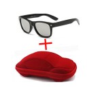 Lunettes de soleil pour garçons avec étui rouge J2535 10