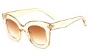 Lunettes de soleil rétro avec grandes montures J2967 6
