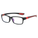 Lunettes en plastique de lecture +2,50 avec filtre anti-lumière bleue en matériau TR90 Construction légère Lunettes durables Protection des yeux 2