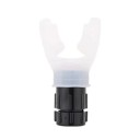 Lung Trainer with Adjustable Resistance 9.7 x 5.2 x 3.3 cm Silicone Mouthpiece Breathing Strengthener for Sports and Rehabilitation 2