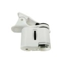 Lupa com aumento de 60x LED e luz UV Microscópio portátil com clip para telefone Verificação de autenticidade de notas Observação detalhada 6