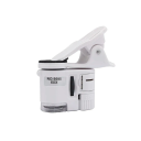 Lupa com aumento de 60x LED e luz UV Microscópio portátil com clip para telefone Verificação de autenticidade de notas Observação detalhada 2