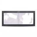 Lupa dioptrica para casco de soldador 2,25 dioptrías Tamaño 11 x 5,5 cm Grosor 3 mm Vidrio Marco negro Para soldadura precisa 1