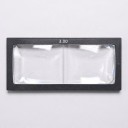 Lupa dioptrică pentru casca de sudură 3 dioptrii Dimensiune 11 x 5,5 cm Grosime 3 mm Sticlă Cadru negru Pentru sudare precisă 1