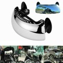 Lusterko motocyklowe z szerokim kątem widzenia 180° do montażu na szybie przedniej - dodatkowe lusterko bezpieczeństwa 6
