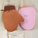 Luvas aplicadoras para autobronzeador Reversíveis e de secagem rápida 23 x 17 cm Flockadas e à prova de água Para ambas as mãos para aplicação uniforme 9