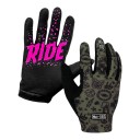 Luvas de ciclismo e outdoor de dedos completos com estampado de imagens no dorso e na palma para bicicleta e outras atividades ao ar livre 6