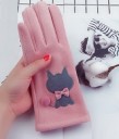 Luvas de Inverno Femininas com Gato A2 4