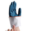 Luvas de limpeza 2 pares impermeáveis fortes luvas de proteção azuis para limpeza lar cozinha casa de banho proteção das mãos 2