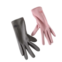 Luvas de malha femininas em poliéster e acrílico Luvas de inverno quentes e tácticas Malha suave e confortável Proteção das mãos em tempo frio 2