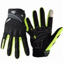 Luvas de motociclismo de corrida com dedos completos e respiráveis Luvas de moto antiderrapantes Estilo Poliéster Nylon PVC Espuma 3