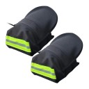 Luvas de motociclismo impermeáveis e à prova de vento para guiadores 24x14 cm Proteção reflexiva Cobertura solar para guiadores de scooters 1