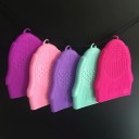 Luvas de silicone para limpeza de pincéis 3