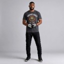 Luvas desportivas de dedos completos para motocross e moto com estampado numa e padrão xadrez na outra luva para condução em terreno 4