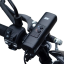 Luvin V8 motorfiets camera dash cam 1440P 2K videorecorder WiFi app waterdicht nachtzicht 75,1 x 36 x 22,8 mm zwart voor motorfiets 3
