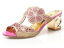 Luxe damespumps met bloem 4