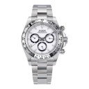 Luxe heren automatische chronograaf horloge met tachymeter Saffierglas Waterdicht 50 m Kast 39 mm Roestvrij staal 316L Stalen 16