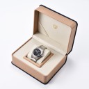Luxe heren automatische horloges met datum Saffierglas Kast 40 mm Roestvrij staal Blauwe wijzerplaat Geïntegreerde band Voor elke dag 5