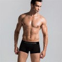 Luxe herenboxershorts - Zwart 1