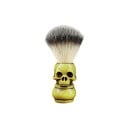 Luxueuze scheerkwast in de vorm van een schedel 10,8 x 3,5 cm Berenharen lange haren 3,5 cm Professioneel hulpmiddel voor het reinigen 6
