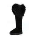 Luxuriöse Damenstiefel mit Fell J3208 6