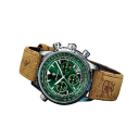 Luxuriöse Herren-Armbanduhr aus Leder, Quarz, wasserdicht, leuchtet im Dunkeln, elegante Armbanduhr, 24 cm Armband, Box, Geschenkverpackung 7