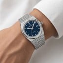 Luxuriöse Herren Automatikuhren mit Datum Saphirglas Gehäuse 40 mm Edelstahl Blauer Zifferblatt Integriertes Armband Für Jeden Tag 2