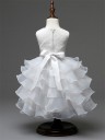 Luxury Girls' Dress - White 3