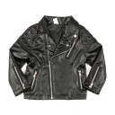 Luxury Girls' Faux Leather Jacket - Black 1