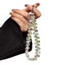 Luxury Glitter Beaded Wrist Strap for Phone Short Hanging Chain for Mobile Universal Clip for Phone Case 8