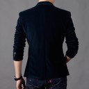 Luxury Men's Coat - Dark Blue 3
