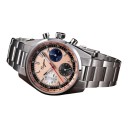 Luxury Men's Mechanical Chronograph Watch with Manual Winding Transparent Case 38 mm Sapphire Glass Stainless Steel 316L Steel Bracelet 7