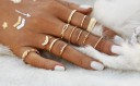 Luxury Set of Women's Rings - 12 Pieces 4