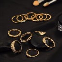 Luxury Set of Women's Rings - 12 Pieces 7