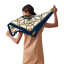 Luxury Square Scarf Equestrian Riding Style Multifunctional Women's Scarf for Head, Neck and Body Fashion Trend 3