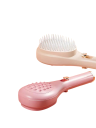 Luxury Women's Self-Cleaning Hair Comb 21 x 7 cm Plastic Detangling Brush Multifunctional Cleaning Head Easy Maintenance Styling 2
