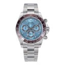 Luxus Herren Automatik Chronograph mit transparentem Gehäuseboden Saphirglas Gehäuse 39 mm Edelstahl 316L Edelstahlarmband 12