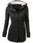 Luxus női pulóver kabát stílusban - sötétszürke 1