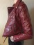 Luxusná dámska bunda z umelej kože - Červená 2